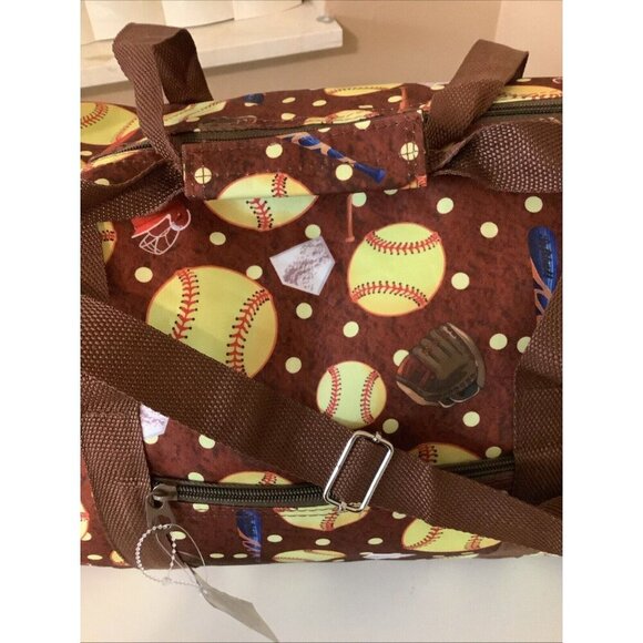 Softball Printed Oversized Duffel Gym. New With Tags - Picture 6 of 7